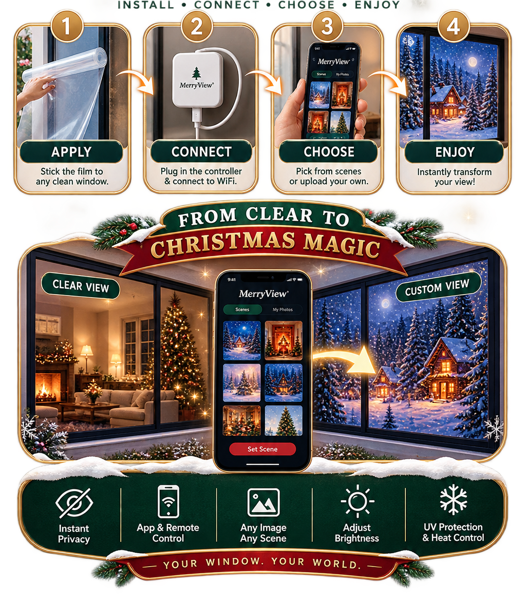 MerryView™ Magic Window Film