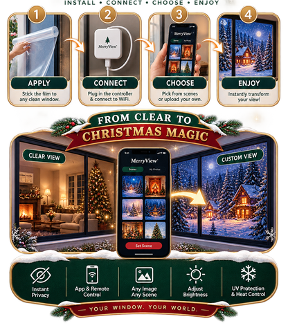 MerryView™ Magic Window Film